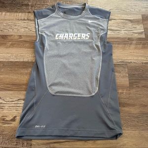 Nike NFL Chargers fitted sleeveless jersey M